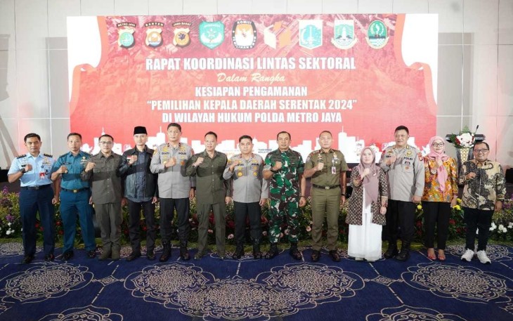 Pangdam Jaya Hadiri Rakor Lintas Sektoral Operasi Mantap Praja Jaya  