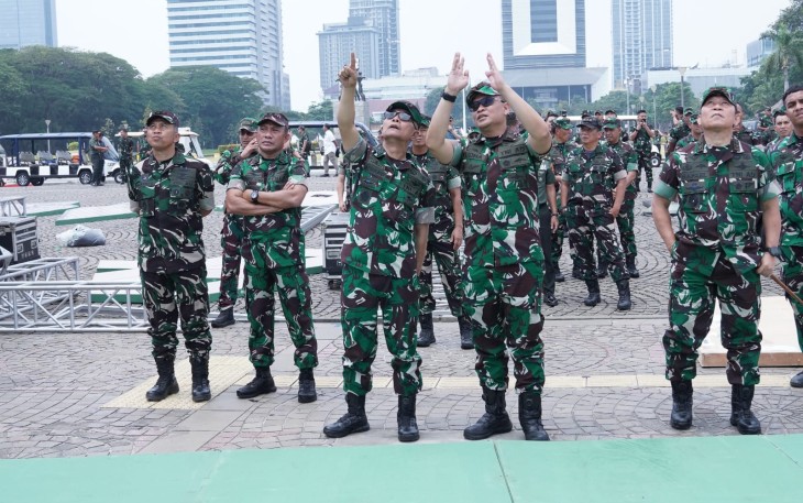 Kasum TNI Tinjau Kesiapan HUT Ke-79 TNI Tahun 2024 dan Pesta Rakyat di Monas