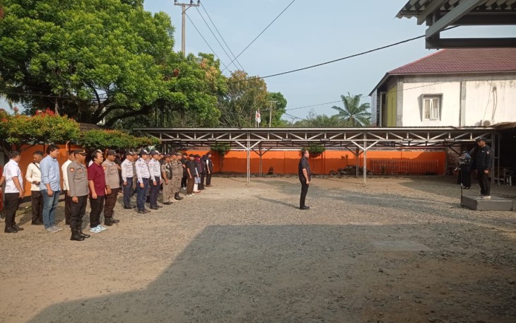 Bawaslu Provinsi Bengkulu Gelar Apel Siaga Penertiban Alat Peraga Sosialisasi