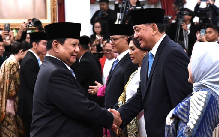  Sjafrie Sjamsoeddin Dilantik Sebagai Menteri Pertahanan RI Periode 2024-2029