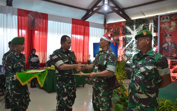  Kodim 1710/Mimika Gelar Acara Natal Bersama dan Syukuran HUT Ke-28 Kodim 1710/Mimika