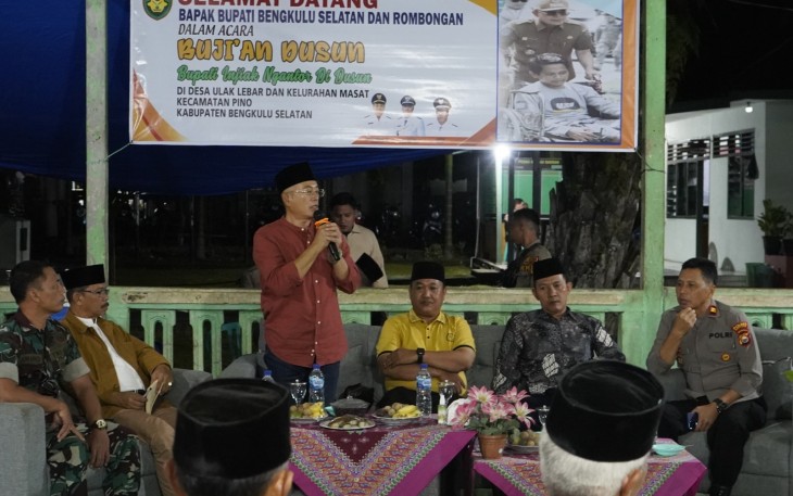 Bupati Gusnan Mulyadi Gelar Bujik’an Dusun di Desa Ulak Lebar dan Kelurahan Masat 