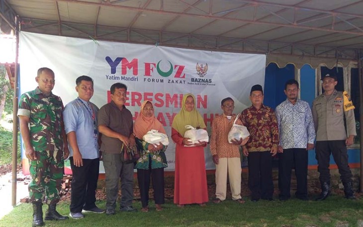 Peresmian RTLH bagi Warga Kurang