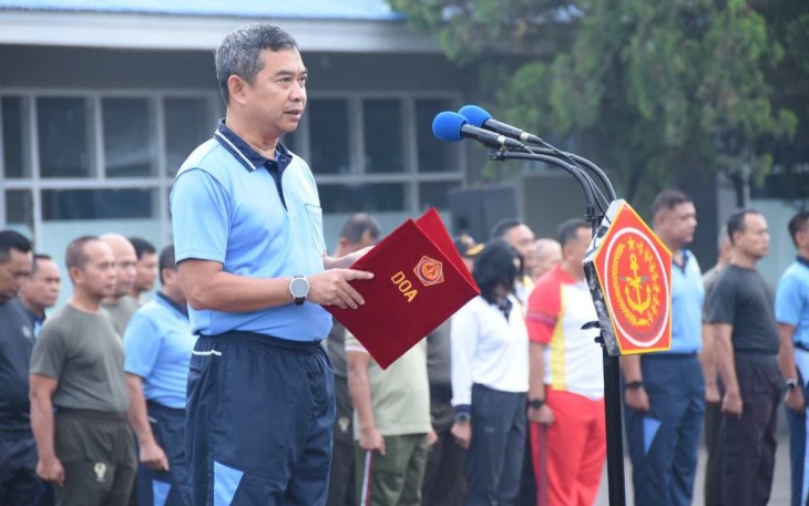 Dankoharmatau Bersama TNI-Polri Se-Wilayah Kogartap II/Bandung Jalin Kekompakan di Lanud Sulaiman