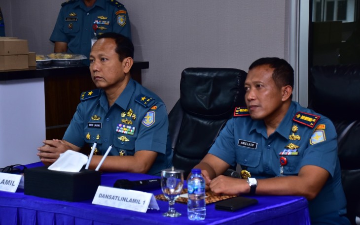 Satlinlamil 1 Terima Tim Inspektorat Kolinlamil Dalam Rangka Pembukaan Audit Kinerja Tahun 2024