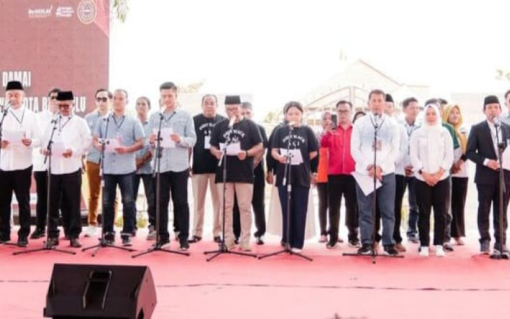 KPU Kota Bengkulu Deklarasi Kampanye Damai