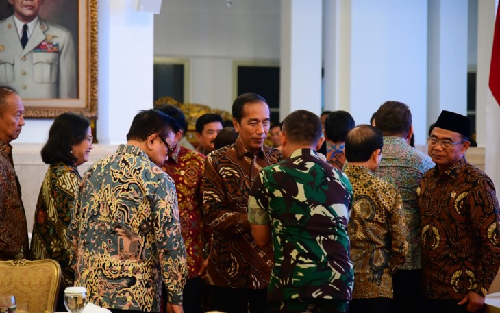 Panglima TNI Hadiri Undangan Makan Siang Presiden RI di Istana Negara