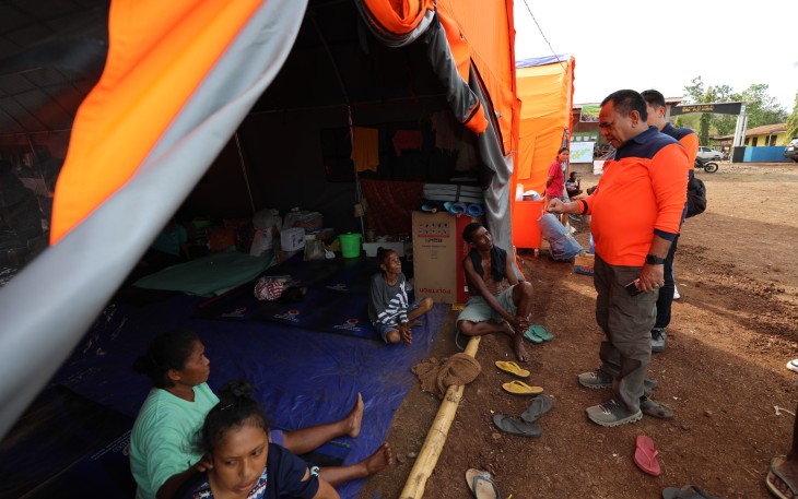 Pemerintah Sosialisasikan Rencana Relokasi Kepada Warga Terdampak Erupsi Gunung Lewotobi Laki-laki