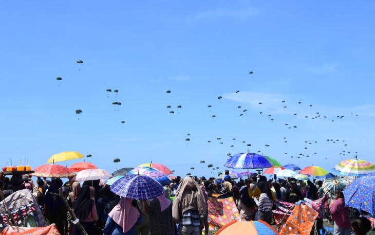 Danlanud Sultan Hasanuddin Saksikan Fire Power Demo Angkasa Yudha TNI AU tahun 2024