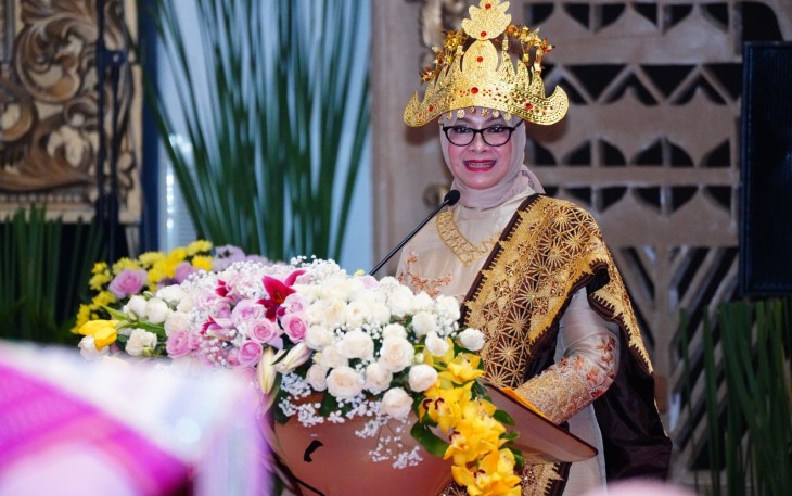 Ketua Umum Dharma Pertiwi Ny Evi Agus Subiyanto