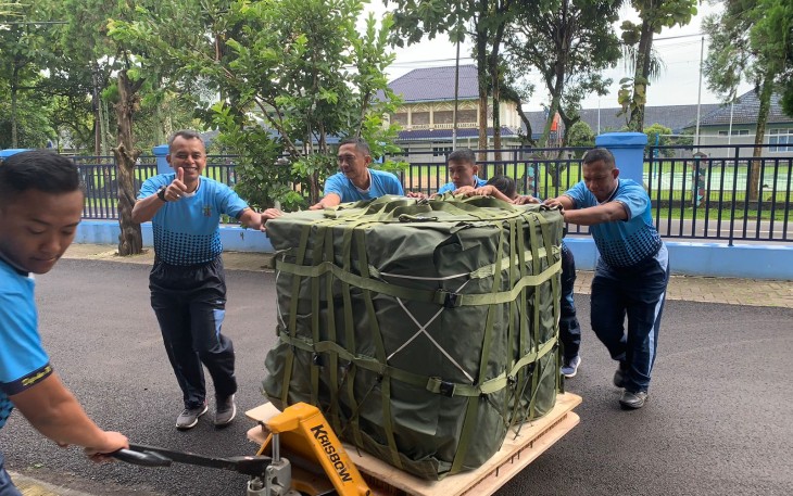 Personel Sathar 72 Depohar 70 Terlibat dalam Latihan Airdrop Berskala Besar