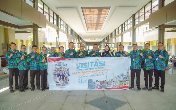 Kalaksa BPBD Tapsel Umar Halomoan Daulay. M. Pd, mengikuti visitasi Kepemimpinan Nasional tingkat II