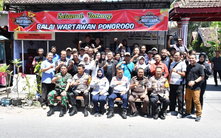 Dandim 0802/Ponorogo Hadiri Reuni Akbar Wartawan Ponorogo