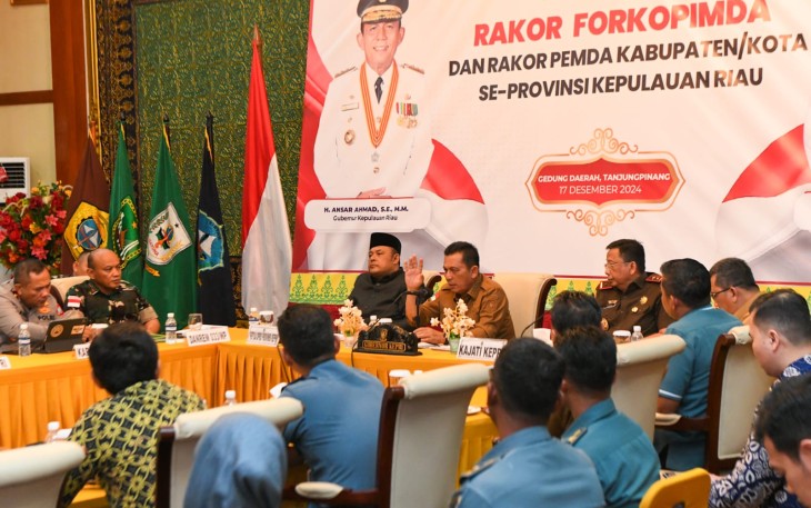 Gubernur Kepri Pimpin Rakor Forkopimda Bahas Kesiapan Natal dan Tahun Baru 2025