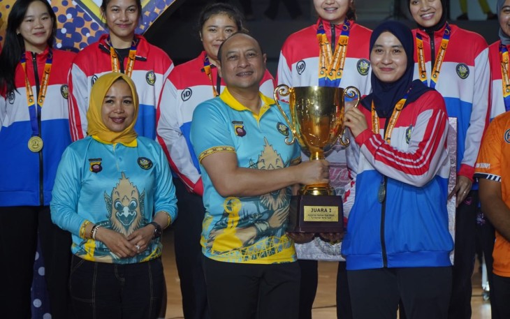 Kapolda Kalbar Resmi Menutup Turnamen Voli Kapolda Cup 2024