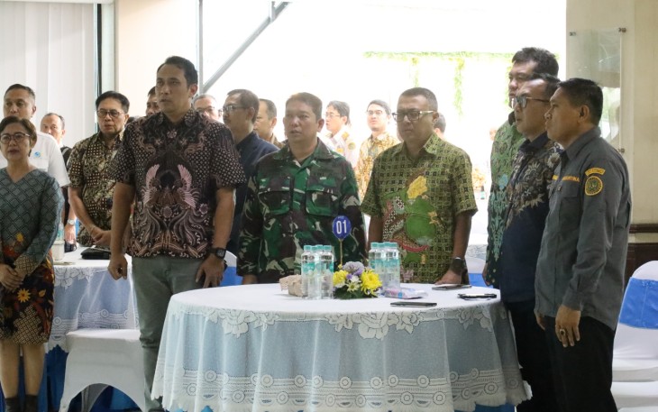 Asops Danlantamal V Hadiri Grand Launcing Layanan Fumigasi dan Pemeriksaan Kulit Mentah Garaman