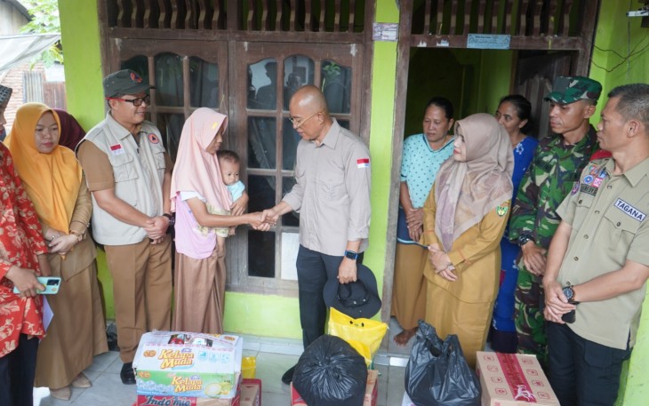 Bupati Gusnan Mulyadi Gercep Bantu Warga Terdampak Gempa Bumi di  Desa Merambung dan Bandar Agung