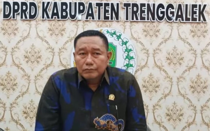 Ketua Komisi II DPRD Kabupaten Trenggalek, Mugianto, saat dikonfirmasi.