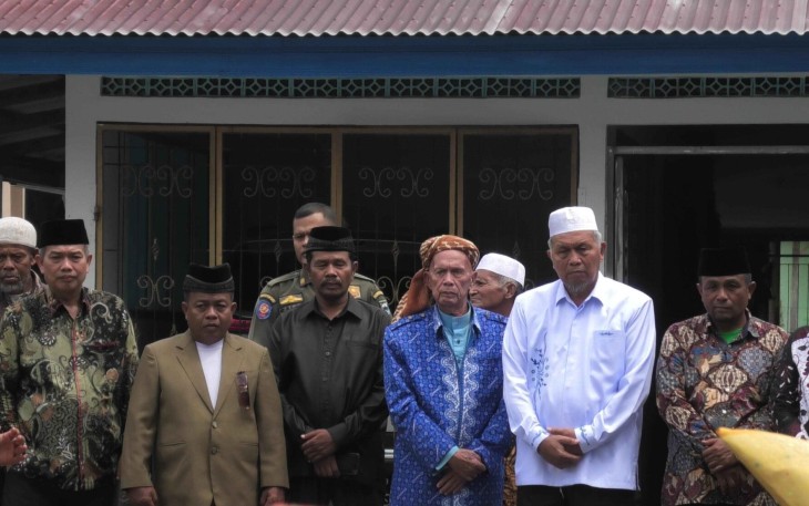 Anggota DPRD Pasbar Ali Nasir Hadiri Batagak Kudo-kudo Masjid Batu Durian Tibarau Kinali