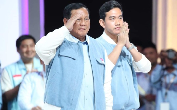 Paslon nomor urut 2 Prabowo Subianto-Gibran Rakabuming Raka 