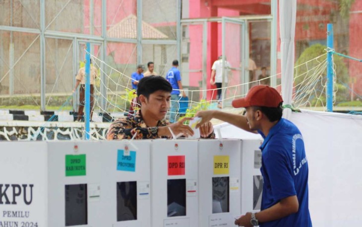Pesta demokrasi di Lapas Cilegon, Rabu (14/2)