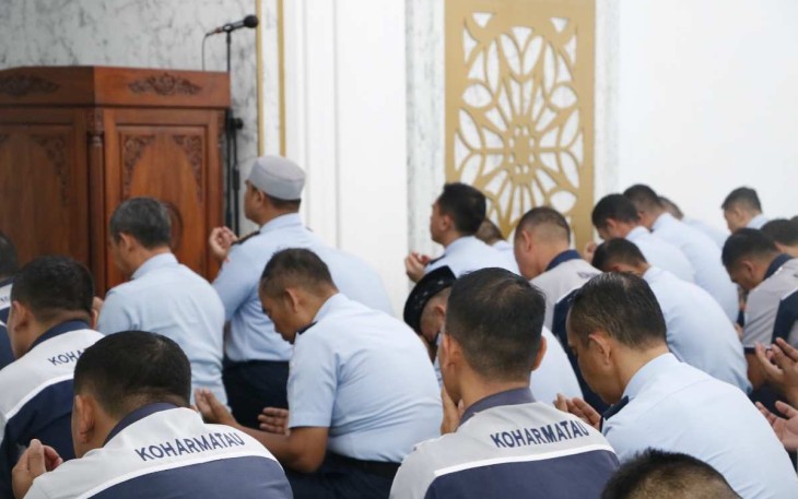 Doa bersama prajurit Koharmatau 