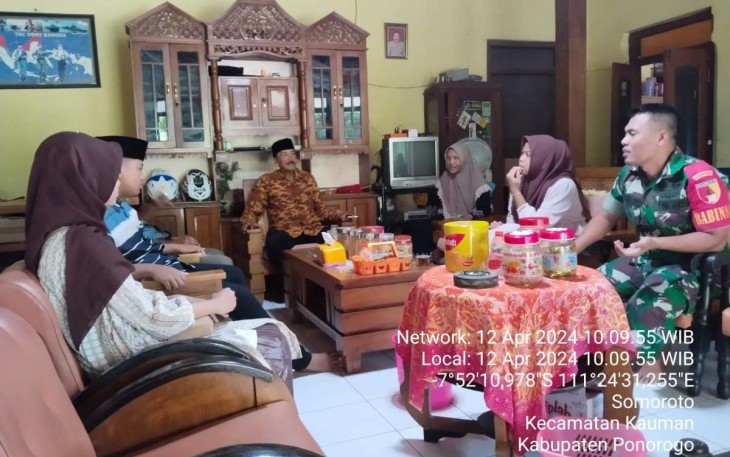 Silaturahmi lebaran bersama warga binaan 