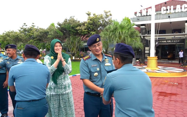 Halal bihalal prajurit lanal Cilacap, Selasa (16/4)