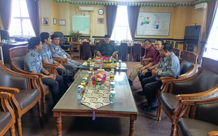 Bupati Natuna Sambutan Kunjungan dari Tim Politeknik Imigrasi 