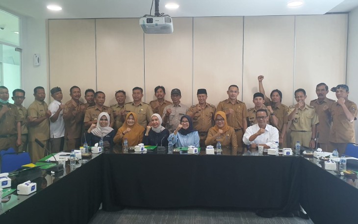 Monev Jamsostek ke Perangkat Desa bersama Koordinator Camat se- Kabupaten Blitar