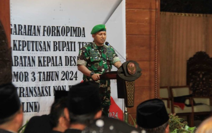 Dandim 0806/Trenggalek Letkol Czi Yudo Aji Susanto