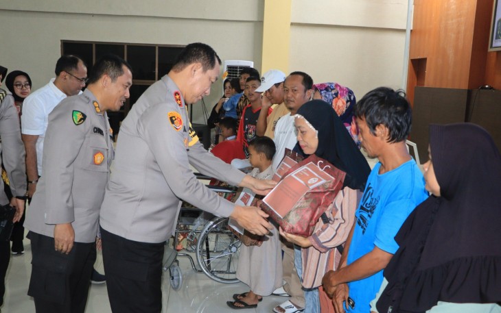 Ratusan Masyarakat Antusias Ikuti Bakti Kesehatan Polda Bengkulu 