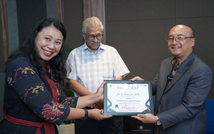 Universitas Moestopo Bedah Buku Dukungan Solidaritas Global untuk Palestina 