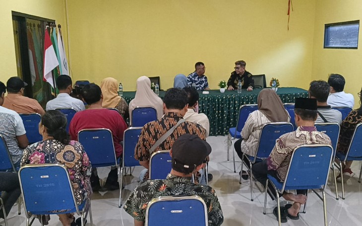 Anggota DPRD Jatim dr Benjamin Kristianto Datangi Kades Mergosari Sidoarjo