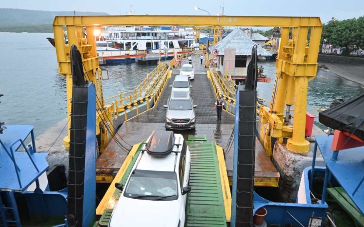 Ilustrasi Kapal PT ASDP Indonesia Ferry 