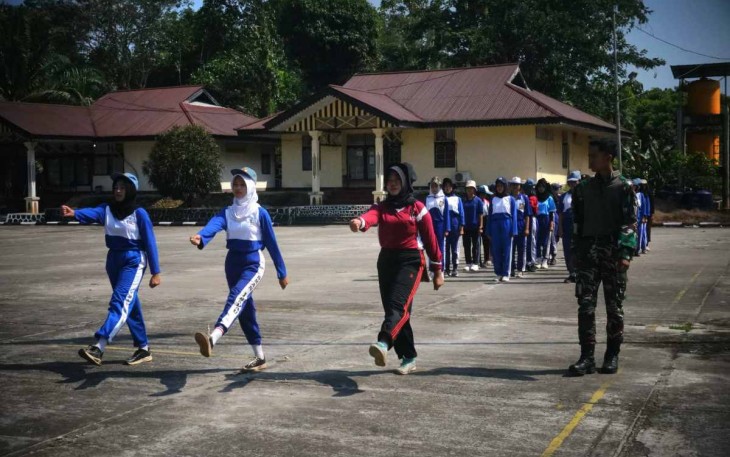 Seleksi paskibraka pelajar di perbatasan 