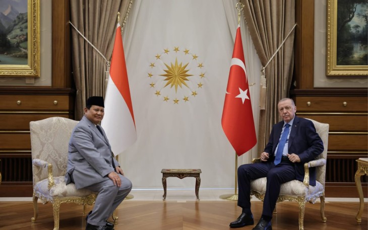 Menhan Prabowo Bahas Kerja Sama Pertahanan RI-Turki