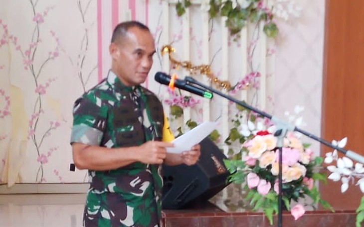 Dansatgas TMMD Kodim 0204/DS memaparkan Progres