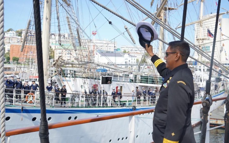 KRI Bima Suci singgah di Rusia