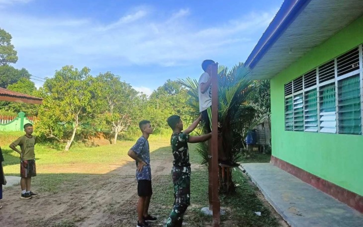 Pembinaan fisik remaja rumah singgah di perbatasan 