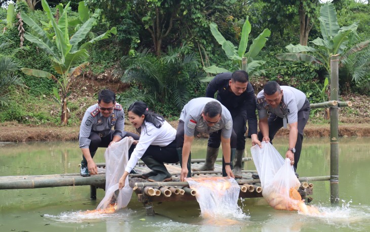 Lapas Pancur Batu Tabur Benih Ikan Mas