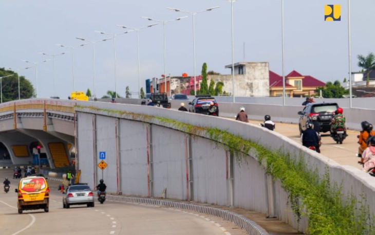 Flyover Sekip Ujung Kota Palembang 