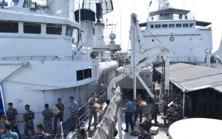 KRI Teluk Ende-517 di dermaga Lantamal VII Kupang