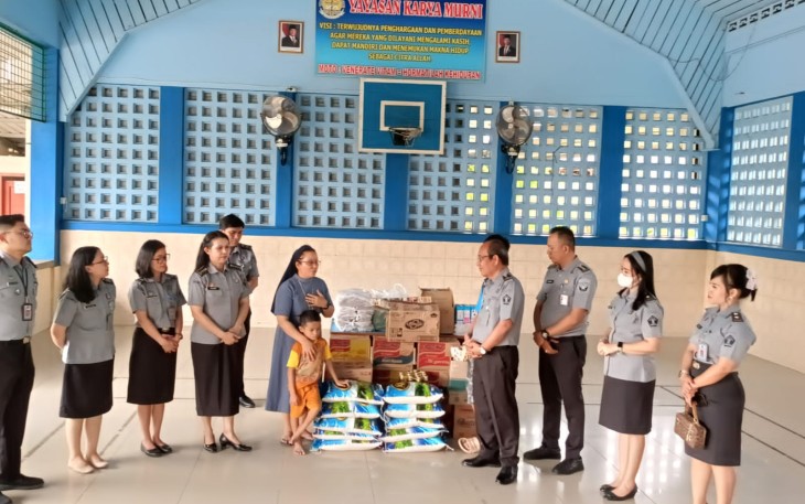 Kanwil Kemenkumham Sumut Laksanakan Bakti Sosial
