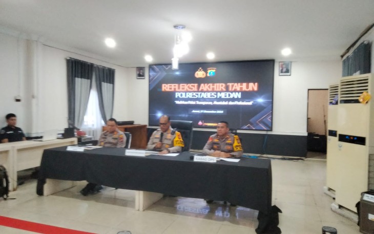 Kapolrestabes Gelar Press Release Akhir Tahun