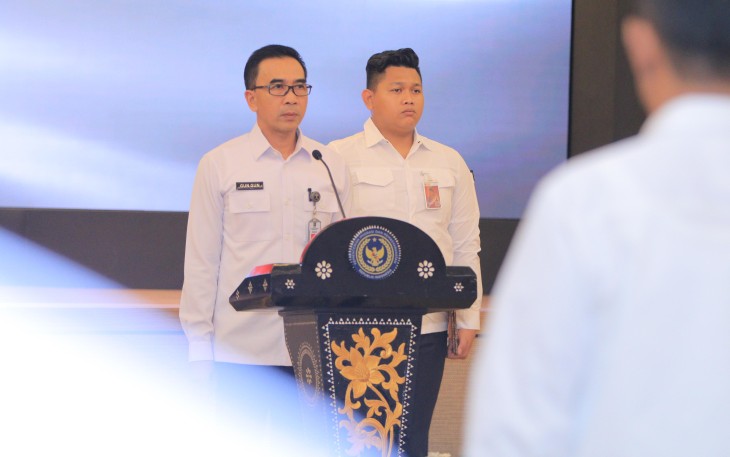 Sesditjenpas Pimpin Prosesi Pengambilan Sumpah Pejabat Manajerial.