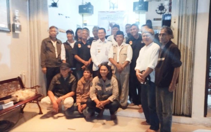 Peresmian sekertariat Forward Kota Depok, Rabu (3/4)