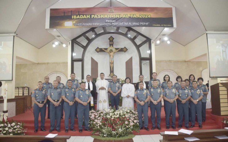Perayaan Paskah 2024 TNI AL Wilayah Jakarta 