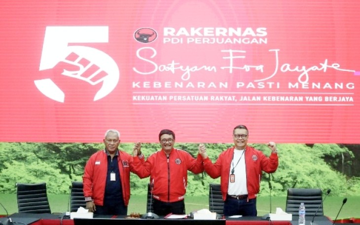 Rakernas PDIP di Jakarta 