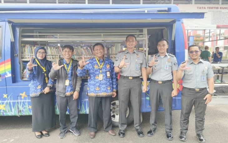 Kadis Perpustakaan Cilegon Kunjungi Lapas 